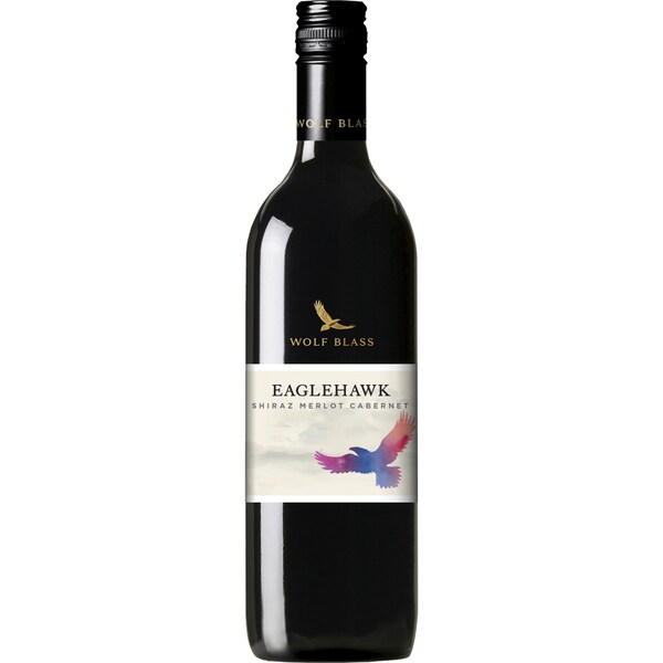 Wolf Blass Eaglehawk Red Varietal Shiraz Merlot Cabernet 750ml