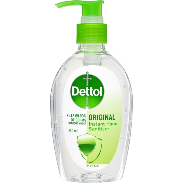 Dettol Instant Hand Sanitiser Original 200mL