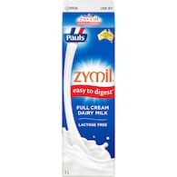 Pauls Zymil Lactose Free Full Cream Milk