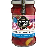 Always Fresh Capsicum Wood Roasted Piquillo Peppers