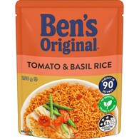 Ben's Original Tomato & Basil Microwave Rice Pouch