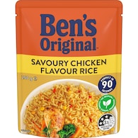 Ben's Original Savoury Chicken Flavour Microwave Rice Pouch
