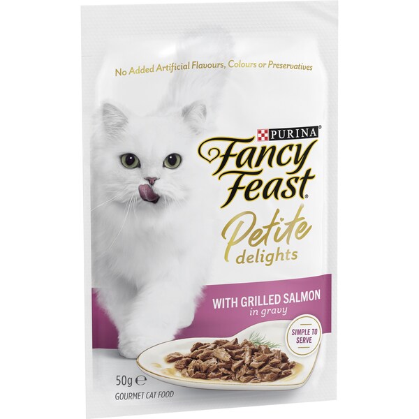 Fancy Feast Petite Delights Salmon Wet Cat Food 50g