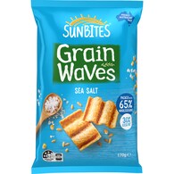 Sunbites Grain Waves Sea Salt Wholegrain Chips Share Pack