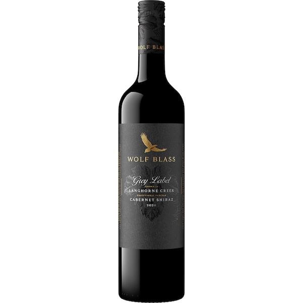 Wolf Blass Grey Label Cabernet Shiraz Bottle 750mL