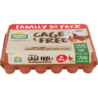 Sunny Queen 30 Pack Extra Large Cage Free Eggs