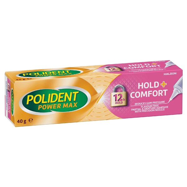Polident Hold & Comfort Partial & Denture Adhesive 40g