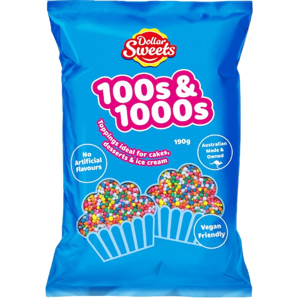 Dollar Sweets 100's & 1000's 190g