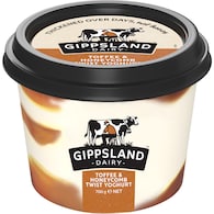Gippsland Dairy Twist Yoghurt Toffee & Honeycomb