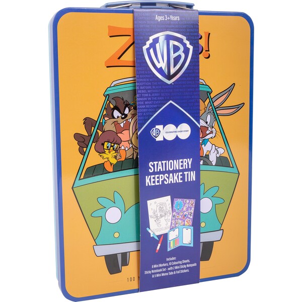 Warner Bros. Stationary Keepsake Tin each