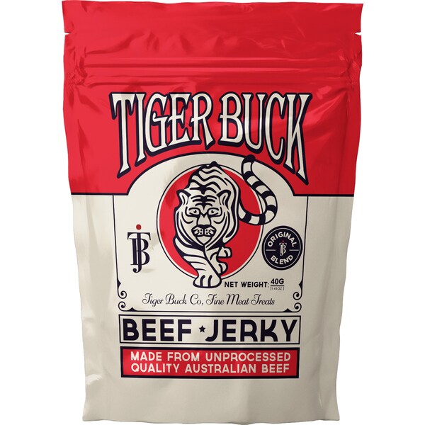 Tiger Buck Jerky Beef Jerky 40g