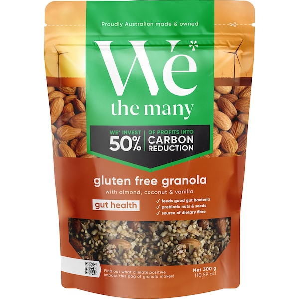 We the many Gluten Free Granola Almond, Coconut & Vanilla 300g