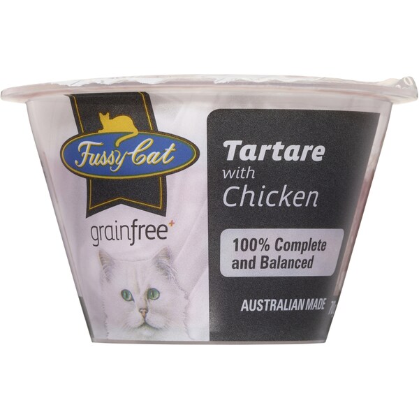 Fussy Cat Grain Free Tartare With Chicken Chilled Cat Food 70g