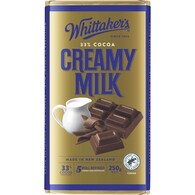 Whittaker's Block Creamy Milk 33% Cocoa