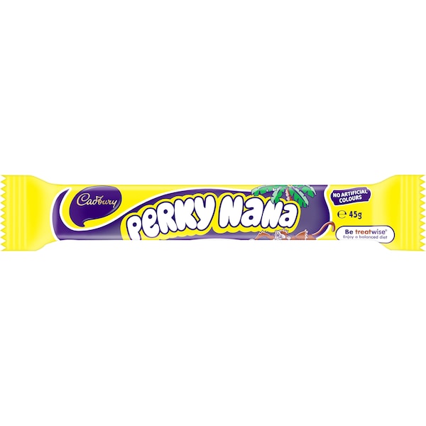 Cadbury Novelty Bar Mighty Perky Nana 45g
