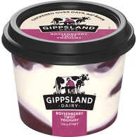 Gippsland Dairy Twist Yoghurt Boysenberry