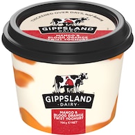 Gippsland Dairy Twist Yoghurt Mango & Blood Orange