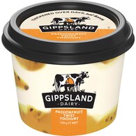 Gippsland Dairy Twist Yoghurt Passionfruit