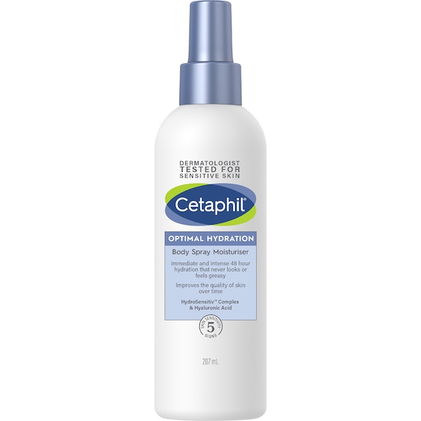 Cetaphil Optimal Hydration Body Spray Moisturiser 207mL