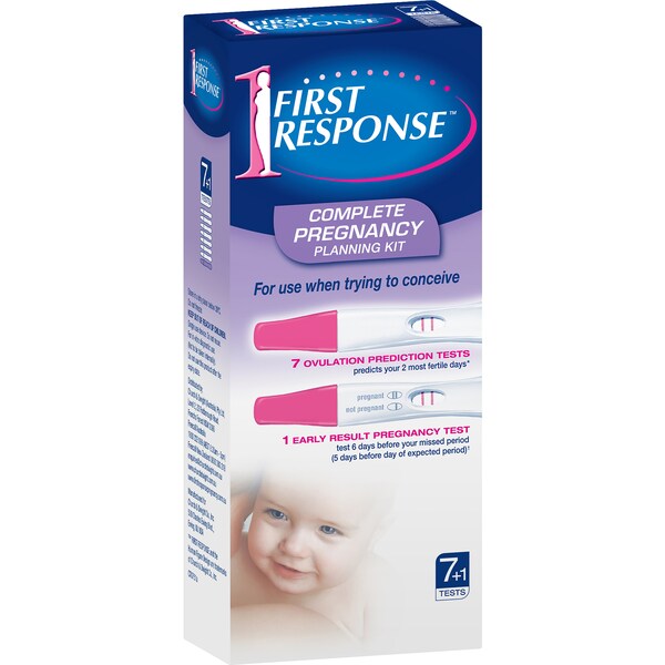 First Response Complete Pregnancy Planning Kit 7 Pack