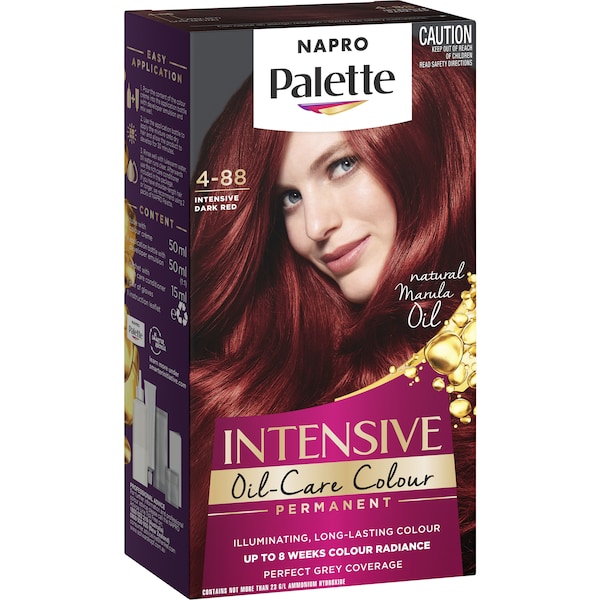 Napro Palette Red Hair Dye 4.88 Intensive Dark Red Hair Colour each