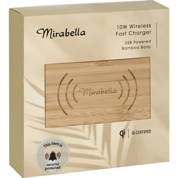 Mirabella Bamboo Wireless Fast Charger Each