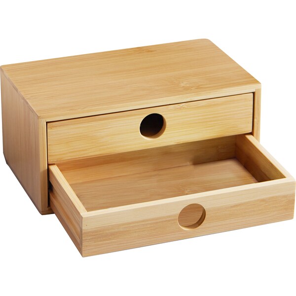 Inspire Bamboo 2 Drawer Unit Each