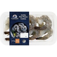 JC Seafood Jumbo Raw Prawn Cutlets