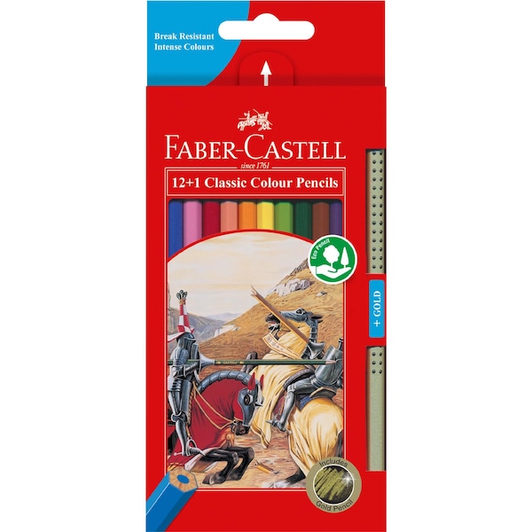 Faber-Castell Classic Colour Pencils 12 pack