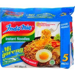 Indomie Indomie Mie Goreng BBQ Chicken 425g 5 pack