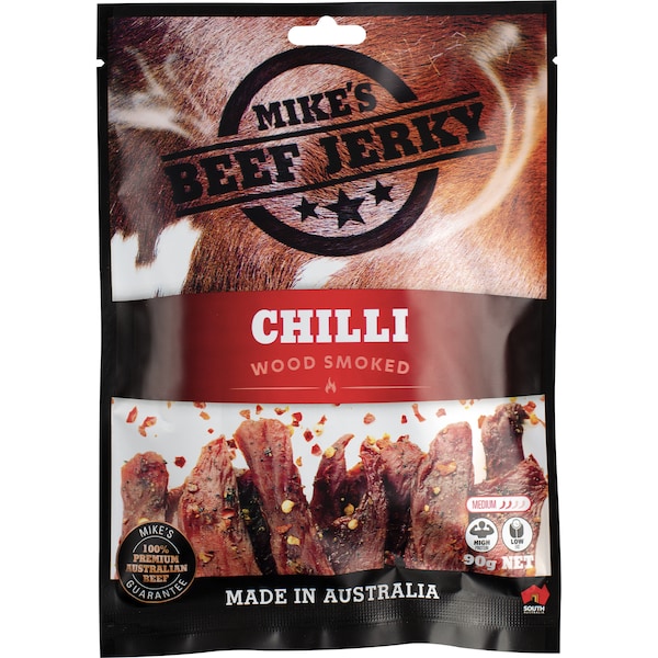 Mike's Beef Jerky Chilli 90g