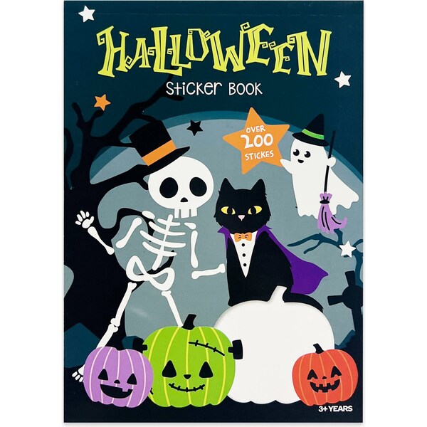 Halloween Sticker Book a5 Each