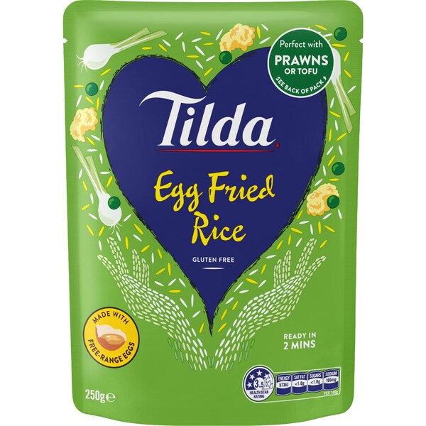 Tilda Microwave Steamed Egg Fried Rice 250g
