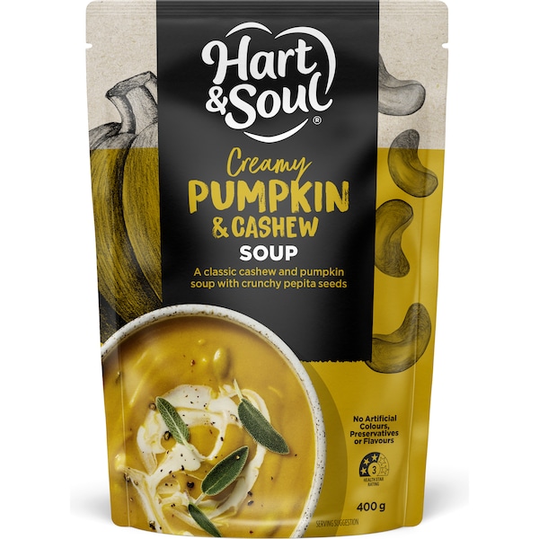 Hart & Soul Creamy Pumkin & Cashew Soup 400g