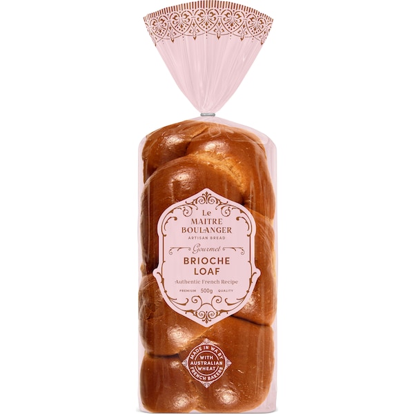 Le Maitre Boulanger Gourmet Brioche Loaf 500g