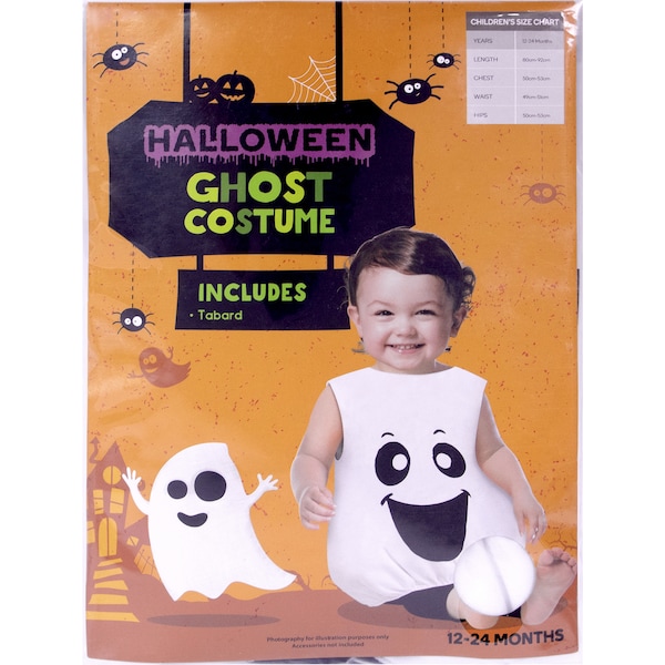 Halloween Dress Up Costume Baby Ghost Each