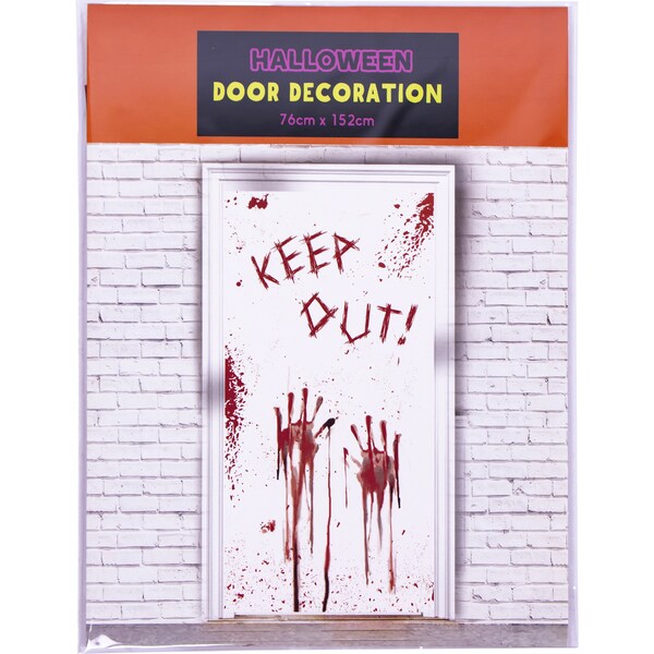 Halloween Door Decoration Keep Out 76cm x 152cm Each