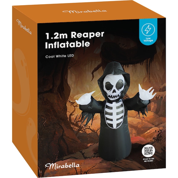 Mirabella Halloween Inflatable Reaper 1.2m Each