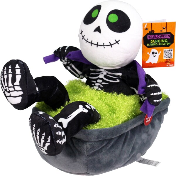 Halloween Dancing Bathing Skeleton Each