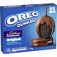 Oreo Dunked Milk Chocolate Original Cookies 6 pack