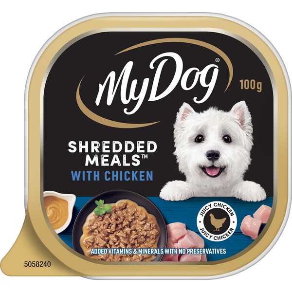 My Dog Shredded Meals Chicken Wet Dog Food 100g