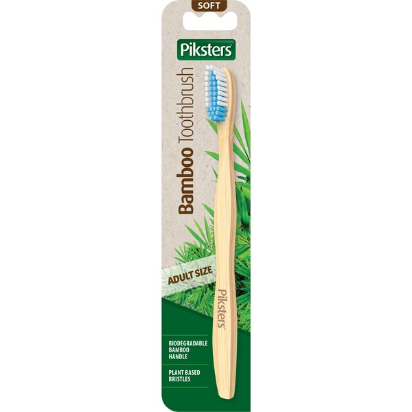 Piksters Bamboo Toothbrush Soft each