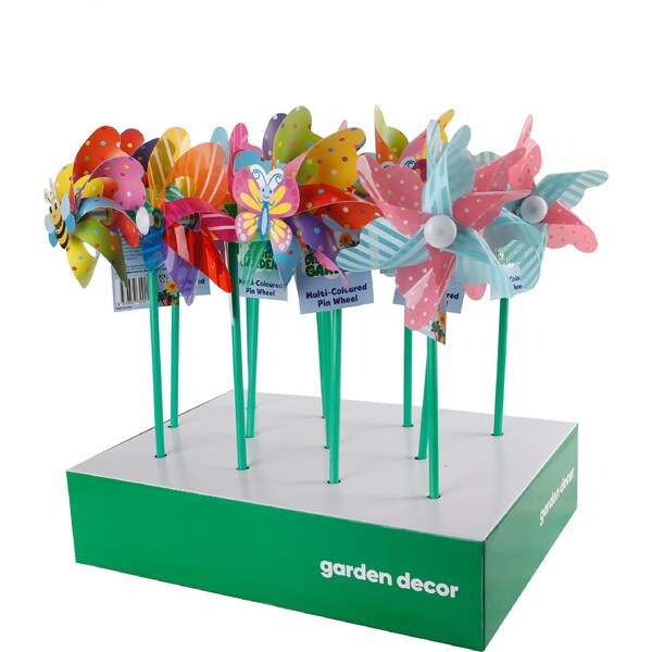 Discovery Garden Plastic Pinwheel Assorted each