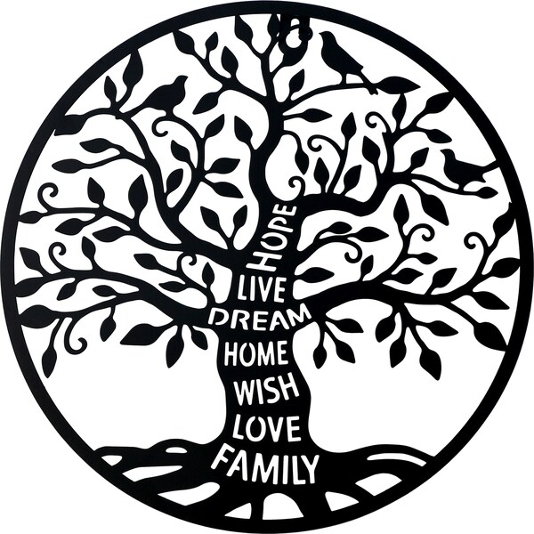 Green Gardener Metal Wall Art Tree Of Life Each