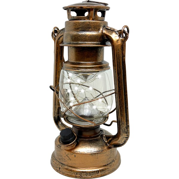 Gardman Battery Operated Camping Lantern Rust Brown Each