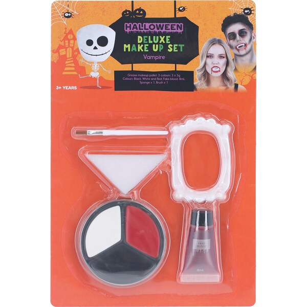 Halloween Deluxe Make Up Set Vampire Each