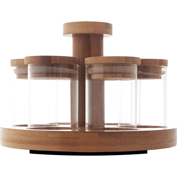 Kate's Kitchen Spinning Bamboo Spice Rack Each
