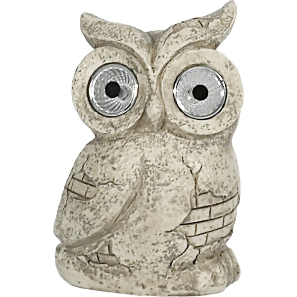 Mirabella Solar Critter Stone Owl Each