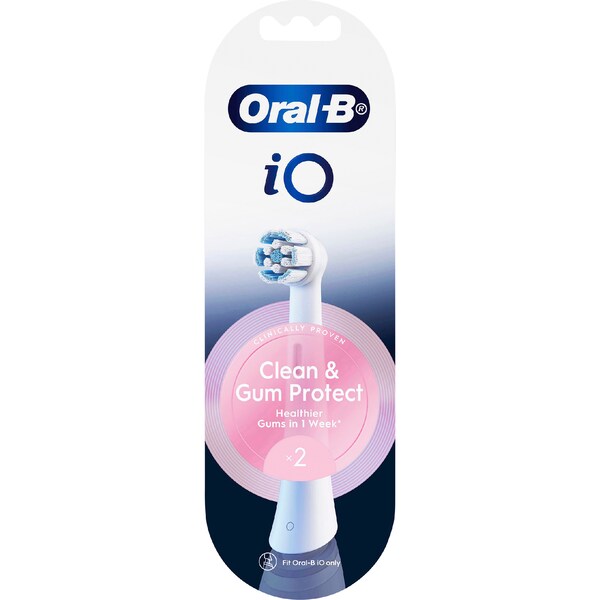 Oral-B iO Toothbrush Head Replacement Gentle Clean 2 pack
