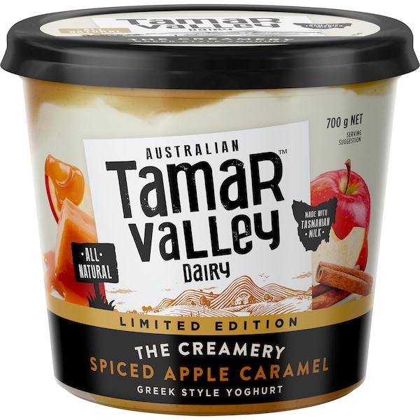 Tamar Valley Spiced Apple Caramel Yoghurt 700g